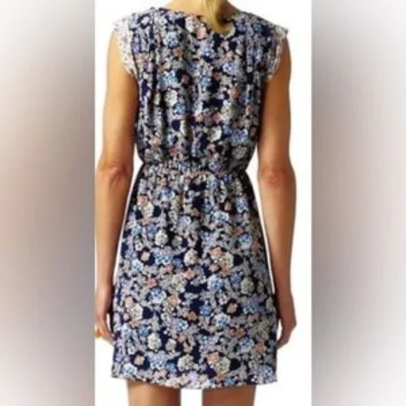 AbercrombieFitchTanWhite Houndstooth Dress Size M